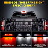 For Dodge 94-01 Ram 1500/2500/3500 Pickup 2-Rows 24 LEDs Third 3rd Tail Brake Light Lamp, Black, for Repair and Replacement Work In Australia - Darrahopens