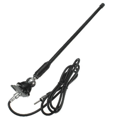 Universal Car Radio AM/FM Amplified Antenna Aerial 16'' Mount Swivel Base, for Driving, Travel and Vehicle Use