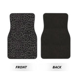 4 Piece, Car Floor Mats Set Carpet Protection, Universal Fit for Car SUV Truck, Vehicle Front and Rear, Leopard Print