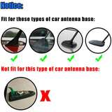 Roof Shark Fin Vortex Stereo Radio Aerial Signal Antenna FM/AM for Hyundai Kia, Replacement Vehicle Antenna Accessory