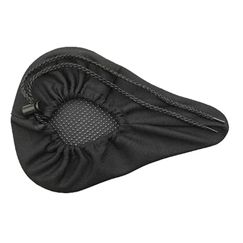 Gel Bike Seat Cover, Comfortable Silicone Bicycle Saddle Cushion Pad, Wider Cover for Long Distance Riding and Cycling