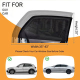 2 Pieces Car Front Window Screen Mesh, Suitable for Camping, Travel, UV-Protection, Breathable Mesh Car Window Sunshade for SUV Cars