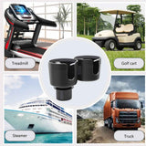 2-in-1 Car Cup Holder Expander with Adjustable Base, Universal Drink Holder Adapter for Bottles and Cups in Cars and SUVs