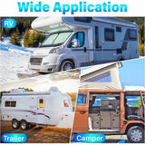 RV Screen Door Cross Bar Handle Protector, Adjustable from 21-5/8 to 28-5/8 inch Grab Handle for Camper Travel Trailer Motorhome, Universal Fit In Australia - Darrahopens