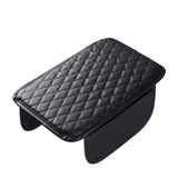Car Center Console Cushion, Non-Slip Armrest Pad with Dog Cat Paw Design and 2 Storage Bags for Car Interior, Black In Australia - Darrahopens