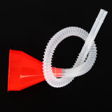 Long Tube Funnel for Water, Coolant, Transmission and Engine Oil, 24'' Flexible Hose Funnel for Automotive Fluid Filling