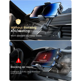 Phone Holder for Car Air Vent, Never Blocking Cell Phone Mount for iPhone 17 Pro Max and Samsung Android Smartphones with Thick Cases In Australia - Darrahopens