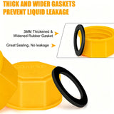 5 Pieces, Gas Can Cap, 5 Gallon Replacement Lids with Coarse Thread for Gasoline, Diesel and Fluids, Plastic Hdpe Gas Tank Lids