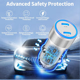 90W Dual PD USB-C Car Charger, Cigarette Lighter Fast Charger with Type-C Cable for iPhone 16 Pro and 16 Pro Max