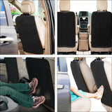 2 Pieces Car Kick Mats, Durable Back Seat Protector for Kids, Vehicle Seat Back Cover for Car, SUV and Truck Interior