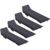 4 Pieces Left Side Running Board Step Pad Grip Cover for Ford F150 2015-2022, Replaces FL3Z16491DA, Exterior Step Repair