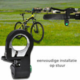 Electric Bicycle Bell, Switch Bicycle Bell, For Adults and Children, Girls and Boys, Fits Handlebars with 22.2 mm Mounting, Safe and Clear Sound