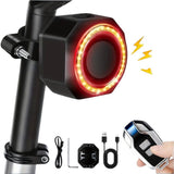 Bicycle Alarm, incl. Conspicuous Light Signals, Alarm System for Bicycles, 1 with Vibration Detection, Knock Alarm and 110dB Sound Volume