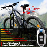 Bicycle Alarm, incl. Conspicuous Light Signals, Alarm System for Bicycles, 1 with Vibration Detection, Knock Alarm and 110dB Sound Volume In Australia - Darrahopens