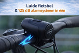 Electronic Bicycle Bell with Anti, 125dB Bicycle Horn and Alarm in 1, Rechargeable and IPX5 Waterproof, Fatbike and E In Australia - Darrahopens