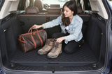 Universal Trunk Protection, Car Blanket for Dogs, Car Mat PU Leather with Diamond Pattern, Durable Cargo Area Protector, SUV and Hatchback