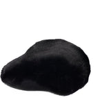 Saddle Pad, Saddle Protection, Bicycle Saddle Cover, Sheepskin Look, Extra Coverage, Warm and Dry Buttocks, Always a Dry Saddle, Black In Australia - Darrahopens