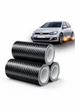 3 Rolls Carbon Fiber Car Door Sill Protection Film, Scratch Resistant Self-Adhesive Car Wrap Strip for Vehicle Protection, 10 cm x 2.9 m In Australia - Darrahopens