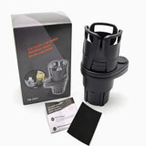 2-in-1 Adjustable Universal Car Cup Holder, for Large Water Bottles and Cups, Bottle Holder and Can Holder, Car Organizer