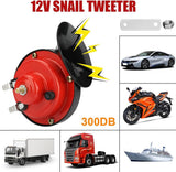 Piece 12, Volt Air Horn, 300DB Super Loud Car Air Horn, Waterproof Air Horn Replacement Kit, Motorcycles, Trucks, Red In Australia - Darrahopens
