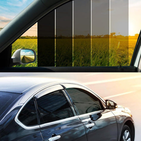 car window film 35%, car window film sun protection, Black universal 3 m x 50cm car window film, Privacy film for passengers blocks UV radiation In Australia - Darrahopens