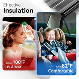car window film 35%, car window film sun protection, Black universal 3 m x 50cm car window film, Privacy film for passengers blocks UV radiation In Australia - Darrahopens