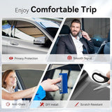 car window film 35%, car window film sun protection, Black universal 3 m x 50cm car window film, Privacy film for passengers blocks UV radiation In Australia - Darrahopens