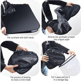 Universal Car Windshield Sunshade, Foldable Silver Sun Visor for Heat and Glare Protection in Cars, SUVs and Trucks In Australia - Darrahopens