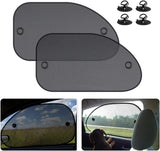2 Pieces Baby Car Sunshades, UV Protection Rear Side Window Shades for Children, Family Cars and SUVs, 66 x 38 cm In Australia - Darrahopens