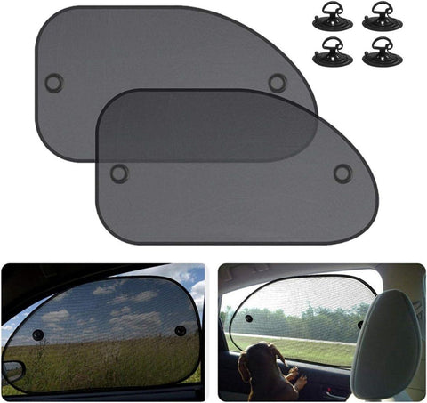 2 Pieces Baby Car Sunshades, UV Protection Rear Side Window Shades for Children, Family Cars and SUVs, 66 x 38 cm In Australia - Darrahopens