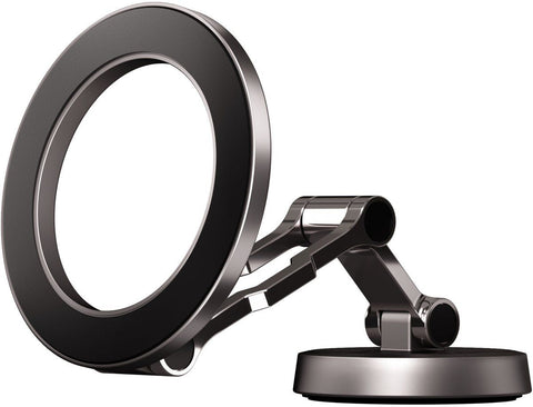 Full Metal Magnetic Car Phone Holder, Rotatable Dashboard Mount for Secure Hands-Free Navigation, Compatible with Most Smartphones, Black In Australia - Darrahopens