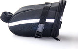 Saddle Mount, Universal Small Saddle Bag, Waterproof Saddle Bag, Large Capacity, With Zipper and Storage Pocket, Bicycle Saddle Bag, Black In Australia - Darrahopens