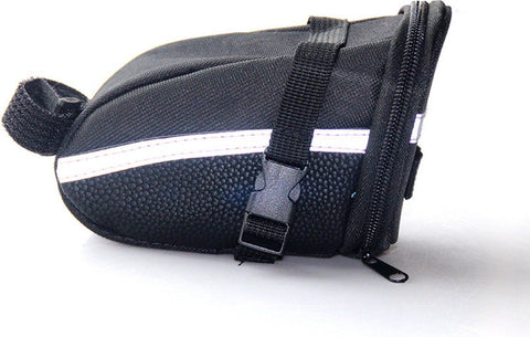 Saddle Mount, Universal Small Saddle Bag, Waterproof Saddle Bag, Large Capacity, With Zipper and Storage Pocket, Bicycle Saddle Bag, Black In Australia - Darrahopens