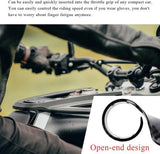 2 Pieces Motorcycle Throttle Assist, Handlebar Cruise Control Grip Supports for Reducing Wrist Fatigue on Long Rides