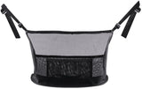 Car accessories, Car handbag holder, Mesh pocket for wallet between the front seats, car storage organizer, universal accessory, black