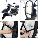 2 Pieces Waterproof motorcycle seat cover, sided motorcycle seat cover, Seat cover for motorcycles and scooters, Black