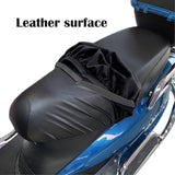 2 Pieces Waterproof motorcycle seat cover, sided motorcycle seat cover, Seat cover for motorcycles and scooters, Black