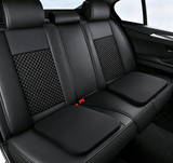 Crystal velvet seat cushion, ergonomic memory foam seat cushion, suitable for cars, comfortable and relieves tailbone pressure-black 45*45*4.5cm In Australia - Darrahopens