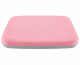 Crystal velvet seat cushion, ergonomic memory foam seat cushion, suitable for cars, comfortable and relieves tailbone pressure-pink 40*40*4 cm In Australia - Darrahopens