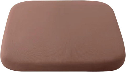 Crystal velvet seat cushion, ergonomic memory foam seat cushion, suitable for cars, comfortable and relieves tailbone pressure-brown 45*45*4.5cm