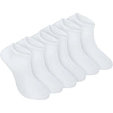 Sneaker Socks 100% Organic Cotton Invisible Low Cut for Women and Men White 6 Pack, Daily Comfort Use, for Men Women and Everyday Wear In Australia - Darrahopens