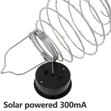 Solar Powered Spiral LED Hanging Lantern Waterproof Warm White Outdoor Decorative Light for Garden Patio Pathway In Australia - Darrahopens