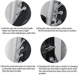 Zero Gravity Chair Replacement Cord Kit, Universal Repair Cords for Recliner Lounge Chairs, 4 Pcs, Black, Replacement Use In Australia - Darrahopens