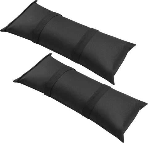 Umbrella Base Weights, 2 Pack Fillable Heavy Duty Weatherproof Sandbags for Cantilever Patio Umbrella, 100 LBS, Black In Australia - Darrahopens