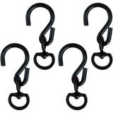 Swivel Plant Hanger Hooks, Heavy Duty Swivel Hooks for Hanging Plants, Indoor Outdoor Garden Use, Black 4 Pack In Australia - Darrahopens