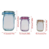 20 Pack Mason Jar Ziploc Bags Reusable Waterproof Food Storage Pouches for Kitchen Travel Large, Waterproof Design