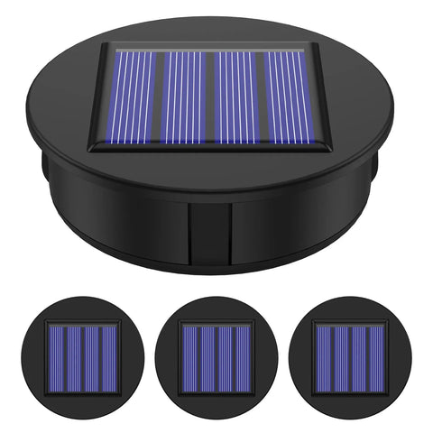 Solar Light Replacement Top Parts 4 Pack, 3.15 Inch LED Warm White Waterproof Kit for Hanging Lanterns, Waterproof Design In Australia - Darrahopens