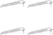 Dishwasher Mounting Bracket 4 Pack WD01X27759 Replacement Parts for GE Hotpoint Dishwashers Silver, Replacement Use