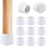 16 Pack Chair Leg Caps Non Slip Rubber Floor Protectors for Chairs and Furniture Legs, 1 Inch, White, Daily Comfort Use In Australia - Darrahopens