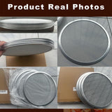 Mini Pizza Screen 6 Pack Aluminum Seamless Baking Pan with Holes for Crispy Oven Crust, Commercial Use, 6 Inch